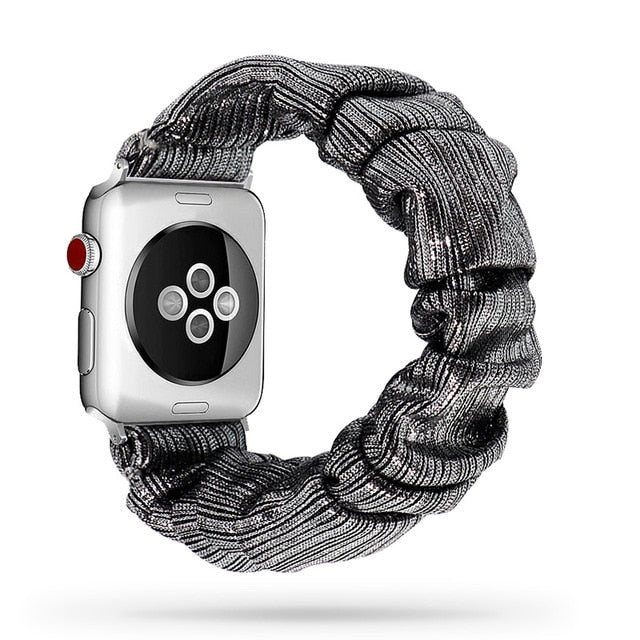 Cute Print Scrunchie Apple Watch Band