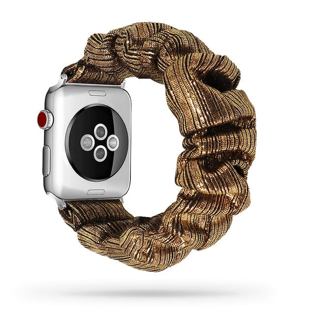 Cute Print Scrunchie Apple Watch Band