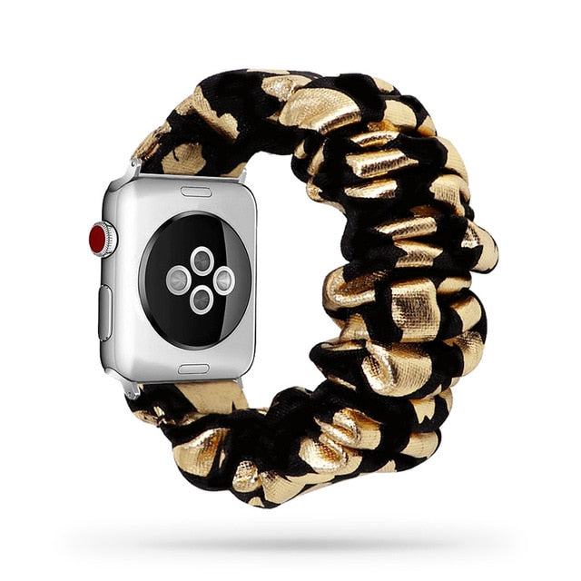 Cute Print Scrunchie Apple Watch Band