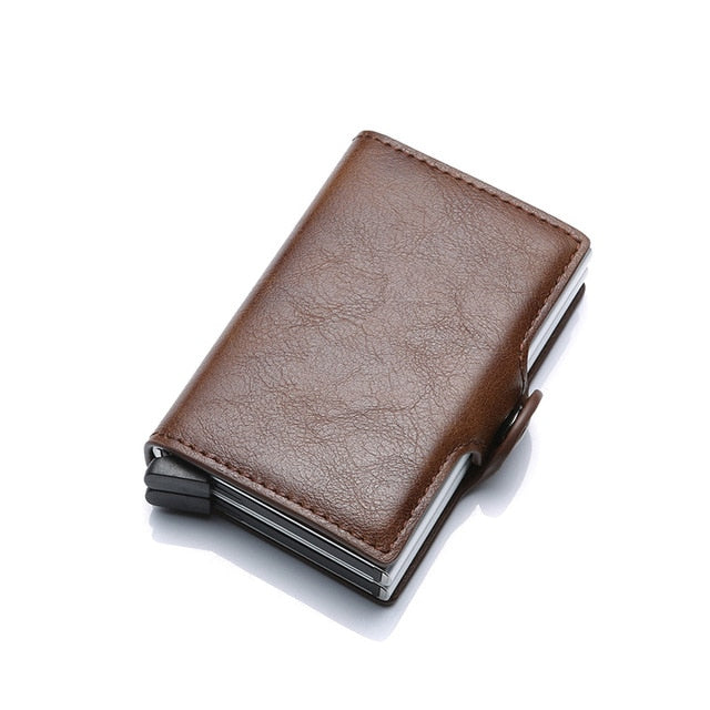 Travel Leather Wallet For Bank Cards