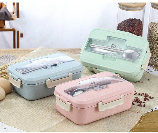 Wheat Straw Leakproof Lunch Box