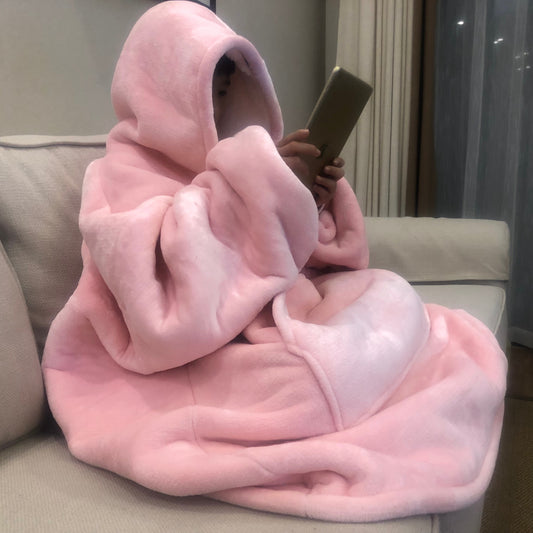 Winter Oversized Hoodies Fleece Warm TV Blanket