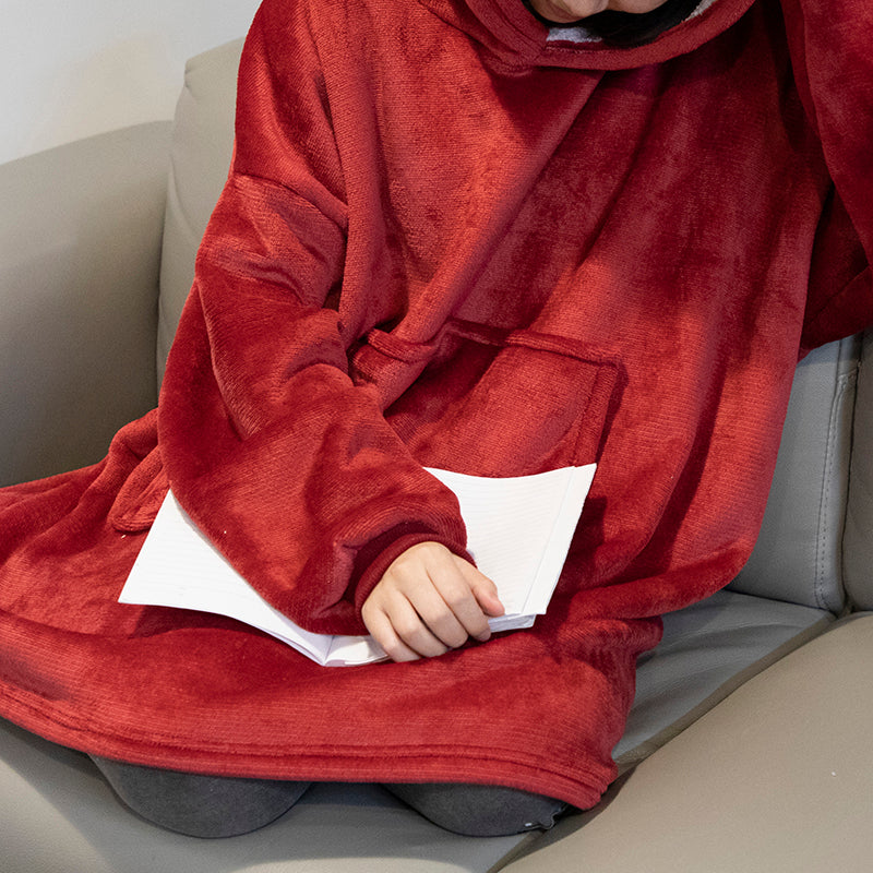 Winter Oversized Hoodies Fleece Warm TV Blanket