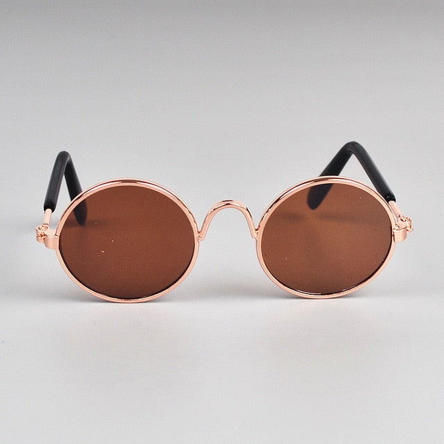 Round Dog Cat Sunglasses Eye-Wear Accessories