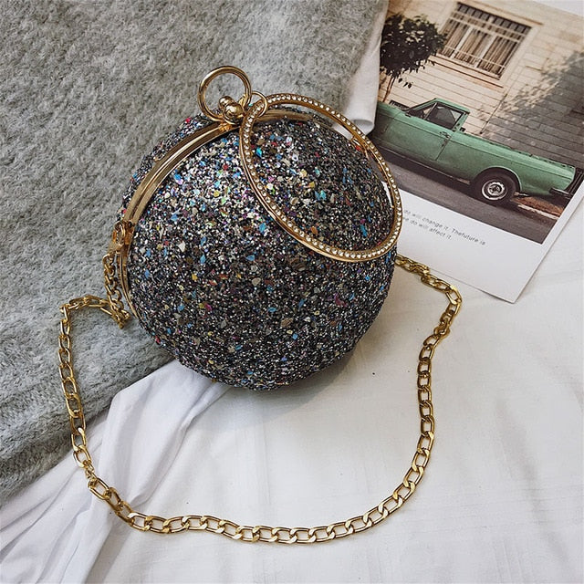 Luxury Diamond Basketball Soccer Clutch Bags