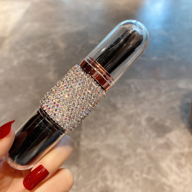 Diamond Makeup Brush Set with Case