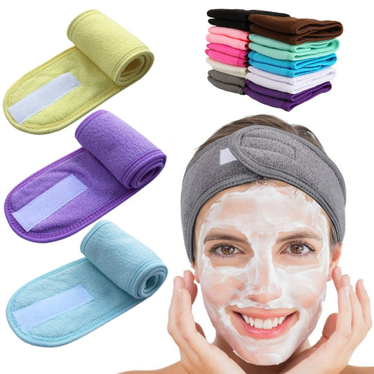 Spa Facial Headband Makeup Shower Bath Wrap