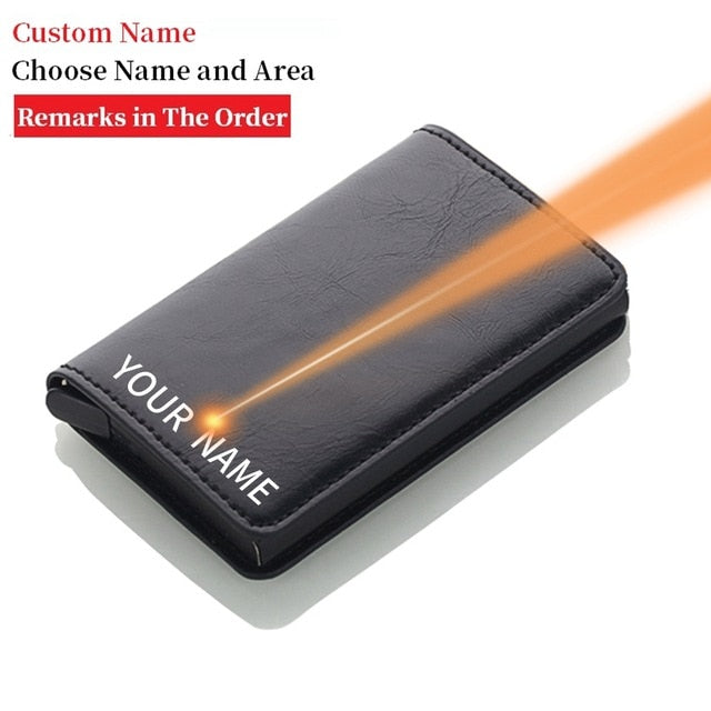 Personalize Credit Card Holder Wallet