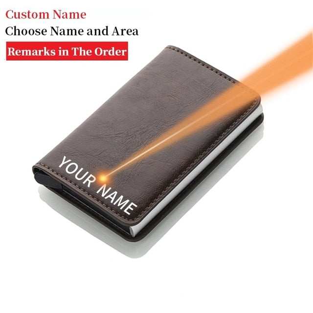 Personalize Credit Card Holder Wallet