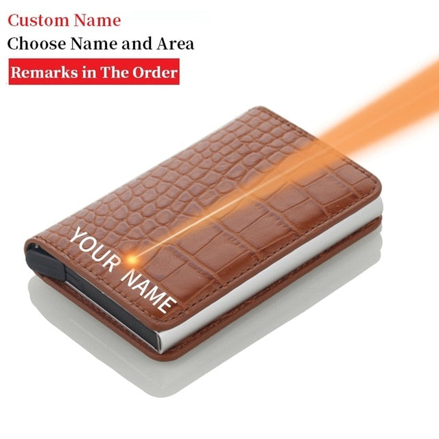 Personalize Credit Card Holder Wallet