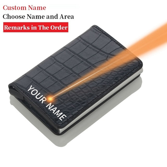 Personalize Credit Card Holder Wallet