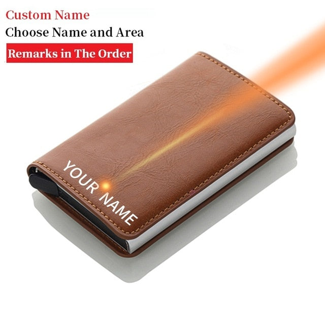 Personalize Credit Card Holder Wallet