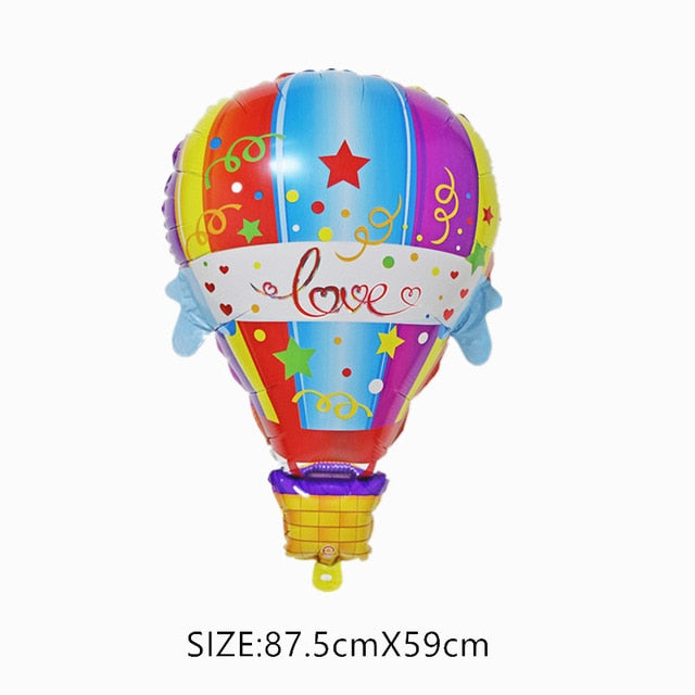 Colorful Rainbow Tassel Cloud Fairy Foil Birthday Balloon