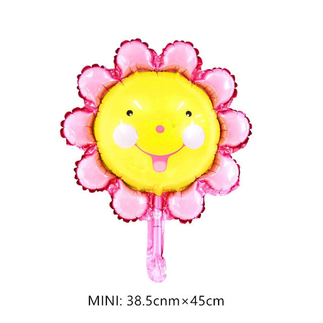 Colorful Rainbow Tassel Cloud Fairy Foil Birthday Balloon