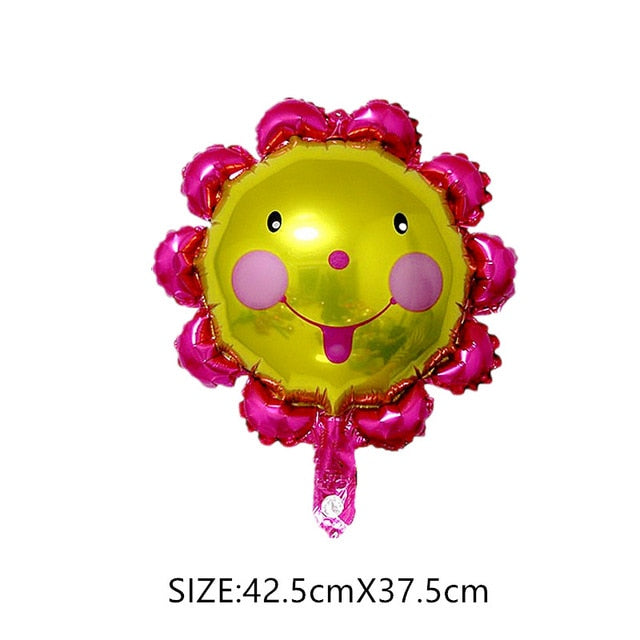 Colorful Rainbow Tassel Cloud Fairy Foil Birthday Balloon