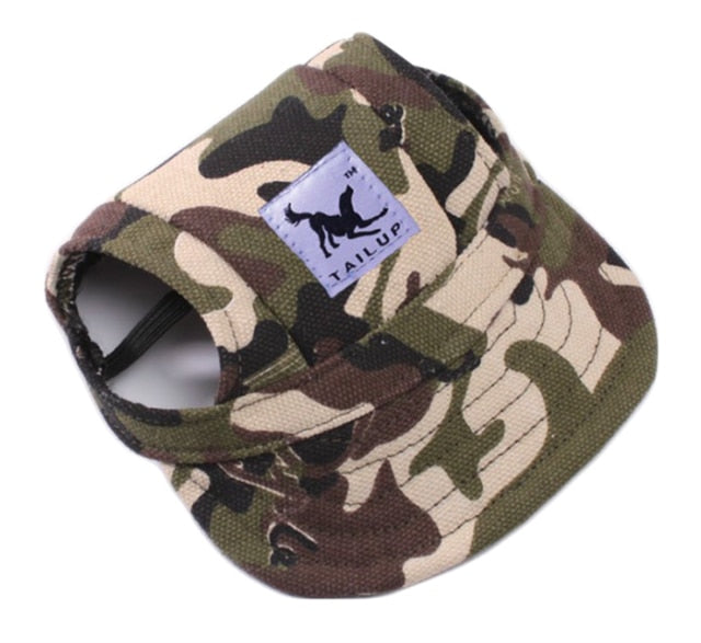 Fashion Print Small Dog Outdoor Baseball Cap Hat