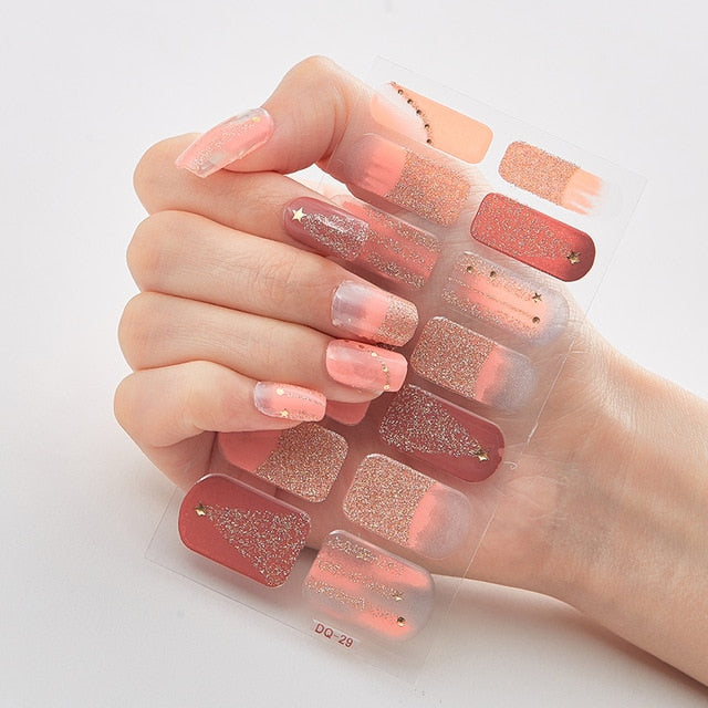 Strawberry Nail Stickers Decal Strips