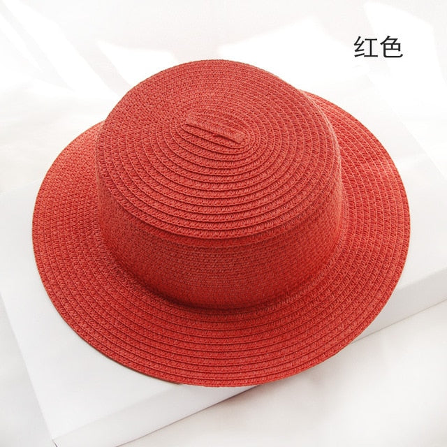 Parent-child Summer Straw Sun Hat