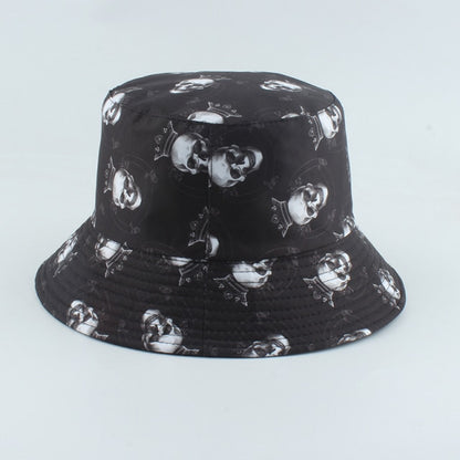 Skull Reversible Fishing Bucket Hats