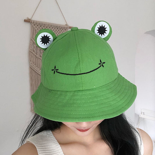 Womens Frog Bucket Hat