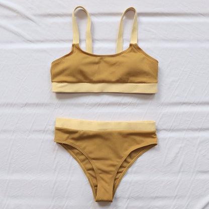 Bandeau and High Waist Bikini
