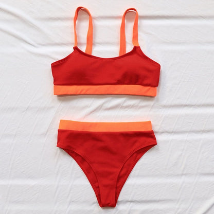 Bandeau and High Waist Bikini