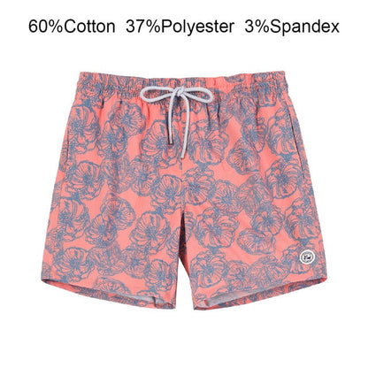 Mens Tropical Shorts Swim Trunks Quick Dry