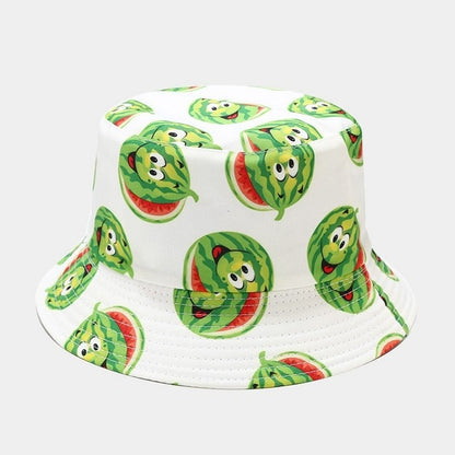 Avocado Watermelon Fishing Bucket Hat