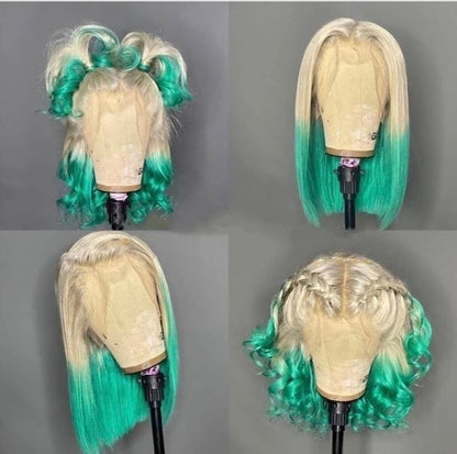 Bob Wig Lace Front Human Hair Ombre