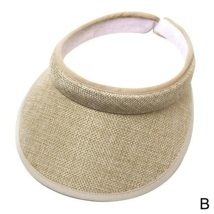 Elastic Hollow Top Sun Visor Hat