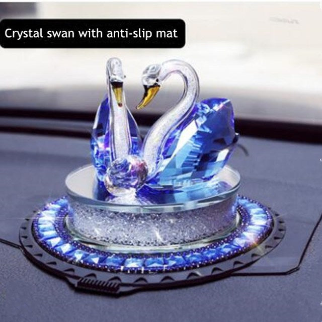 Swan Crystals Home Decor Gift