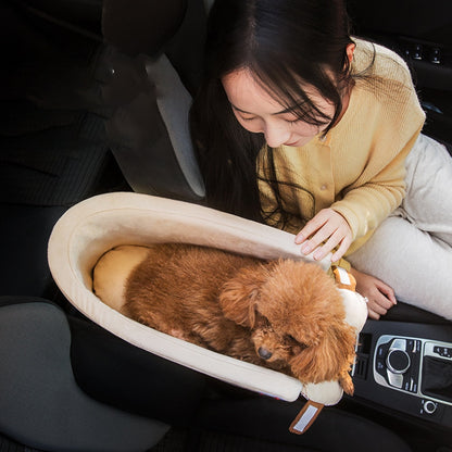 Pet Carpool Seat Bed