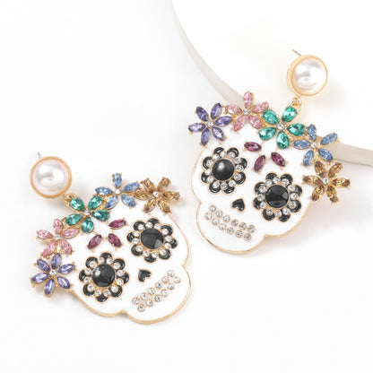 Halloween Skull Skeleton Ghost Earrings