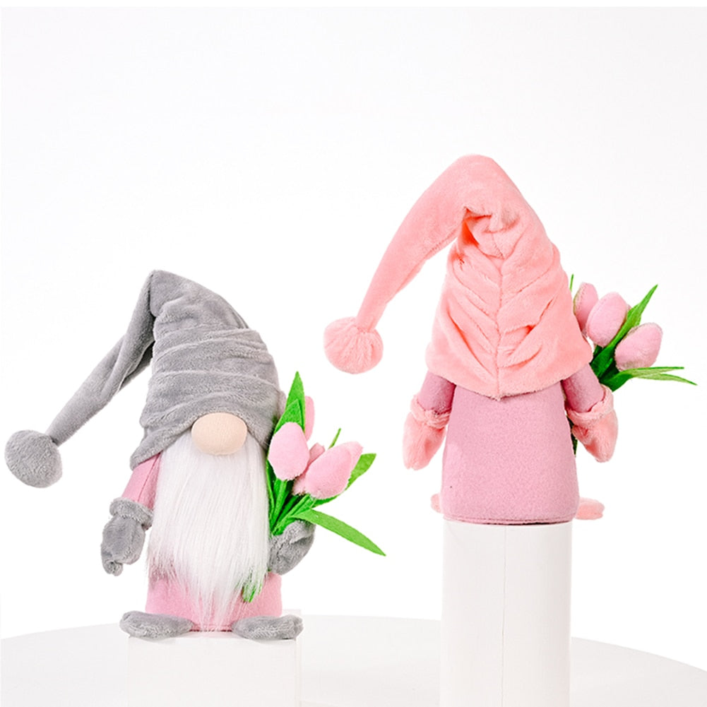Spring Tulip Doll Gnome Decor