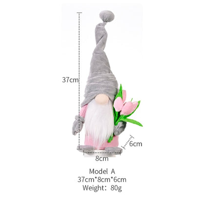 Spring Tulip Doll Gnome Decor