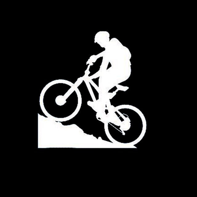 Mountain Bike Extreme Sports Bicycle Boy Car Sticker