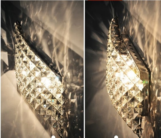 Light Wall LED Sconce Crystal Lamp