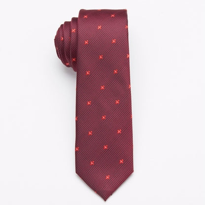 Men Slim Necktie Polyester Fashion For Business And Accessories