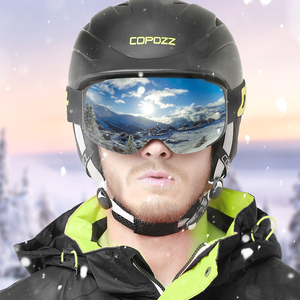 Magnetic Ski Goggles UV400 Anti-fog Glasses