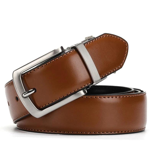 Classic Mens Genuine Leather Reversible Belt