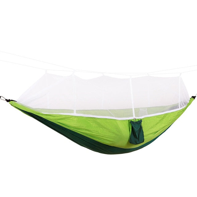1-2 Person Outdoor Camping Hammock w/ Mosquito Net
