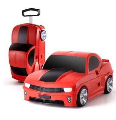 Children Rolling Luggage Suitcase Kids Car Travel Trolley Wheeled