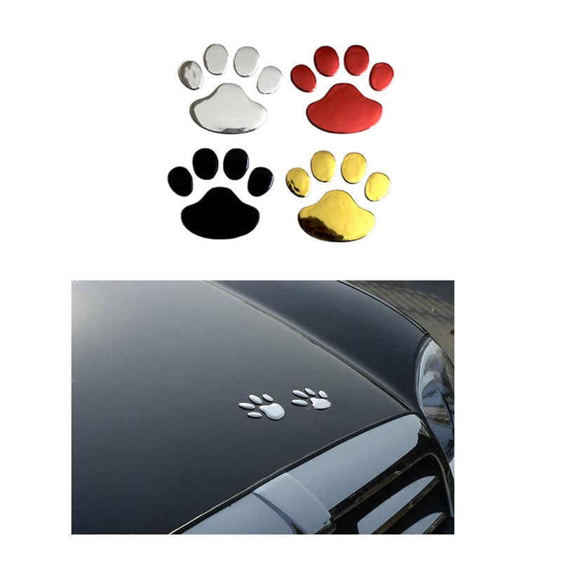 Car Sticker Paw Animal Footprint
