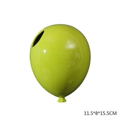 Creative Ceramic Balloon Wall Hanging Flower Pot Decor