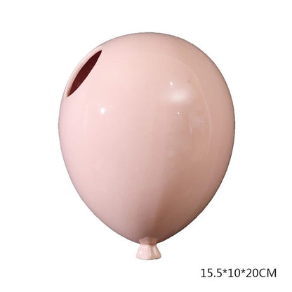 Creative Ceramic Balloon Wall Hanging Flower Pot Decor