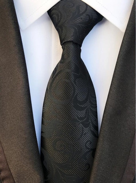 Men Floral Neckties Fashion Striped & Paisley