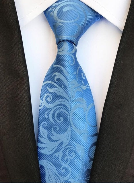 Men Floral Neckties Fashion Striped & Paisley