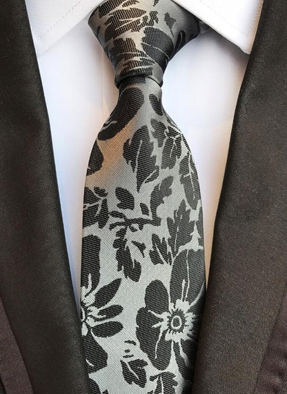 Men Floral Neckties Fashion Striped & Paisley