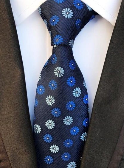 Men Floral Neckties Fashion Striped & Paisley