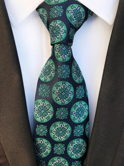 Men Floral Neckties Fashion Striped & Paisley